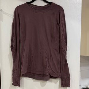 lululemon athletica Long Sleeve Top - Plum